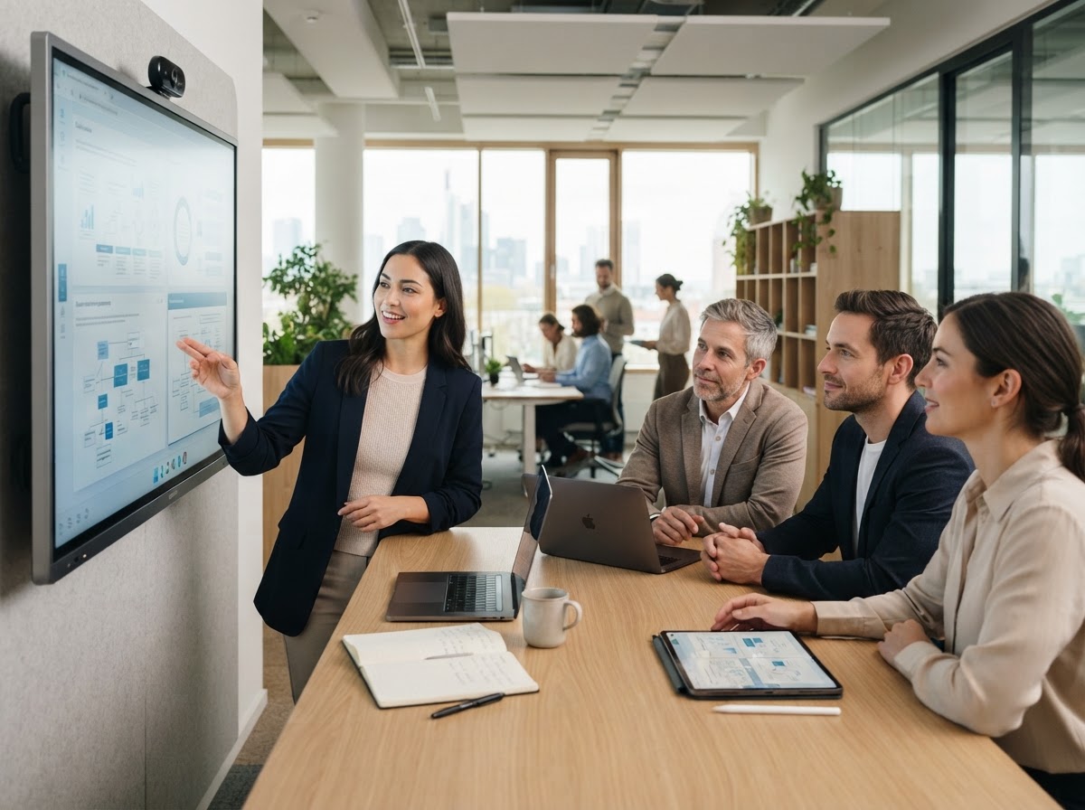 Impulso Gainvex data analysts reviewing AI model output on screens